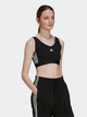Спортивный топ для зала женский Adidas W 3S Cro GS1343 2XL Black/White (4064055451619) - изображение 7