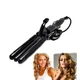 Тройная плойка для волос Pro Mozer MZ-6621 Straight and Curly Professional керамика Черный - изображение 8