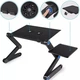 Столик трансформер для ноутбука с охлаждением Laptop Table T8 подставка портативная с вентилятором (imn5001) - изображение 4