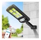 Уличный фонарь прожектор Led Solar Street light, на солнечной батарее и пультом управления VP-466 - зображення 5