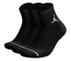 Шкарпетки баскетбольні Jordan Everyday Ankle Socks середні 3 пари розмір 38-42 (DX9655-010) - зображення 1