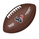 Мяч для американского футбола Wilson NFL Houston Texans размер 9 композитная кожа (WTF1748XBHU) - изображение 1