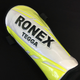 Щитки футбольные пластиковые взрослые Ronex Длина голени 24 см Желтый-белый (ТБTG2) - изображение 7