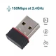 USB wifi адаптер 150 Mbps на чипе 7601 чорний (1010163) - изображение 1