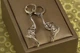 Сережки Xuping Jewelry підвіски завитки 4.5 см сріблясті - зображення 2