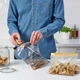 Пакет закрывающийся IKEA ИСТАД с рисунком черный, 705.256.79 - изображение 3