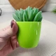 Маленький цветочный горшок для кактусов и суккулентов 0.17 л Матильда Алеана Олива - изображение 2