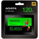 SSD Накопичувач Диск ADATA Ultimate SU650 120GB 2.5" 7mm SATA III (ASU650SS-120GT-R) носій даних для ПК/компьютера/ноутбука Чорний - изображение 2