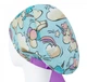 Медицинская шапочка женская HeadwearUniverse универсальная принт Единороги на голубом - изображение 2