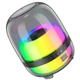 Портативна Bluetooth колонка з кольоровою підсвіткою HOCO BS58 Crystal Colorful Luminous 10W Black - зображення 3
