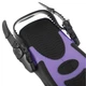 Ласты тренировочные короткие с открытой пяткой CIMA 8968 размер L-XL (42-47) Purple-Black - изображение 6