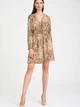 Плаття жіноче коротке Greenpoint SUK5440041W22ANM09 34 Пісочне (5903245341011) - зображення 3