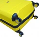 Пластиковый маленький чемодан из полипропилена 40L My Polo 70c05 small желтый - изображение 7