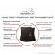 Пояс для схуднення PowerPlay 4301 (100х30) Чорний - изображение 4