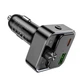 Автомобильный FM-трансмиттер модулятор HOCO Fantasy car BT FM transmitter E81 USB/Type-C, 30W/3A, PD/QC Черный - изображение 4