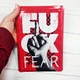 Металлическая табличка «Fuck fear» - изображение 3