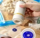 Ручной мини вакууматор Mason Jar со встроенным аккумулятором 400 мАч и MicroUSB зарядным кабелем, белый - изображение 1