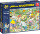 Puzzle Jumbo Biwakowanie 1000 elementów (8710126190869) - obraz 1