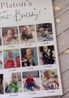 Декор для фотозони 1 рік малюка розмір 50*70 на холсті HeyBaby - изображение 2