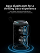 Портативна Bluetooth-колонка TG656 FM-радіо/USB/TF 8W з ремінцем black - зображення 4