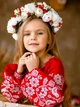 Сукня вишиванка дитяча червона Ластівка 104 - изображение 3