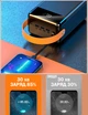 Павербанк Power Bank 80000 mAh Зовнішній акумулятор Чорний Lenyes PX891 з ліхтариком на 6 гаджетів Швидка зарядка - зображення 2