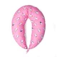 Подушка MirSon для беременных и кормления 8329 Print Line 17-0528 Bunnies pink Бязь 30х170х20 см (2200006200543) - изображение 2
