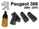 Упор (демпфер, накладка) замка дверей Peugeot 308 2008-2019 (4 двері) - зображення 1