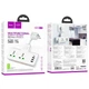 Сетевой удлинитель фильтр HOCO Voyage 2-position expansion socket AC11A |3USB/Type-C, 10A| Белый - изображение 7