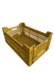 Ящик пластиковий перфорований SKOBA PLAST (60*40*26 см) Жовтий - зображення 1