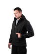 Тактична куртка SMILO soft shell black , L, Softshell, 220 г\кв м, 65% бавовна/35% поліестер з еластаном - изображение 3