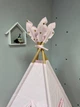 Детская палатка вигвам Zaromi, 110*110 см, розовый с сердечком - изображение 3