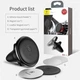 Автодержатель Baseus Magnetic Air Vent Car Mount Holder Silver (SUGX-A0S) - изображение 2