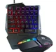 Набор игровой Клавиатура и Мышь 2в1 One-Hand 198I G506 с подсветкой Черный - изображение 2