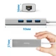 USB Type-C Хаб | адаптер на 3 порта USB 3,0 для ноутбука Addap MH-05, с интернет подключением Ethernet RJ-45 1000 Мбит/с (7770) - изображение 7