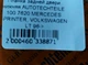 Планка задней двери нижняя AUTOTECHTEILE 100 7620 MERCEDES SPRINTER, VOLKSWAGEN LT 96-> - изображение 6