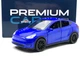 Машина Автосвит Tesla Model Y инерционная открываются двери капот багажник 16см Синяя (AP-1968) - изображение 3