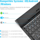 Бездротова клавіатура складана VHG CL-888 Foldable Bluetooth Keyboard, Black - зображення 6