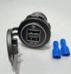 Автомобильная USB розетка для телефона на 2 ЮСБ врезная в панель авто 12V - 24V Quick Charge 3.0 (быстрая зарядка) 36Вт, Красная - изображение 6