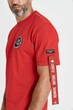 Червона футболка з нашивкою Aeronautica Militare 5663 XXL - зображення 5