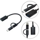 Переходник OTG AC-150 2in1 USB 3.0 - MicroUSB USB Type-C Black XoKo (AC-150-BK) (175097) - изображение 4