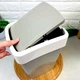 Прямоугольное мусорное ведро 25 л с плоской крышкой Какао - изображение 5