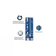 Райзер PCI-E x1 to 16x 60cm USB 3.0 Cable SATA to 6Pin Power v.006C Dynamode (RX-riser-006c 6 pin) (175060) - изображение 5