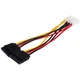 Кабель питания Molex to 2xSATA 0.2m Atcom (16148) (174618) - изображение 1
