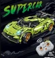 Конструктор машинка на радіокеруванні Supercar 402 деталі Зелений - зображення 8