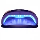 Лампа LED UV лед уф SUN G4 Max 72вт для маникюра, наращивания ногтей, гель лак 72 диода Белая с чёрным (177807) - изображение 1