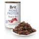 Вологий корм для собак Brit Mono Protein Dog з ягнятком та темним рисом 400 г - зображення 2