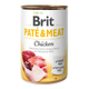Влажный корм для собак Brit Pate & Meat со вкусом курицы 400 г - изображение 1