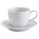 Чашка кофейная с блюдцем IKEA вєрдера, белый, 20 сл, 602.774.63 - изображение 1