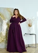 Женское праздничное платье макси 8657 Бордовый 58-60 - изображение 1